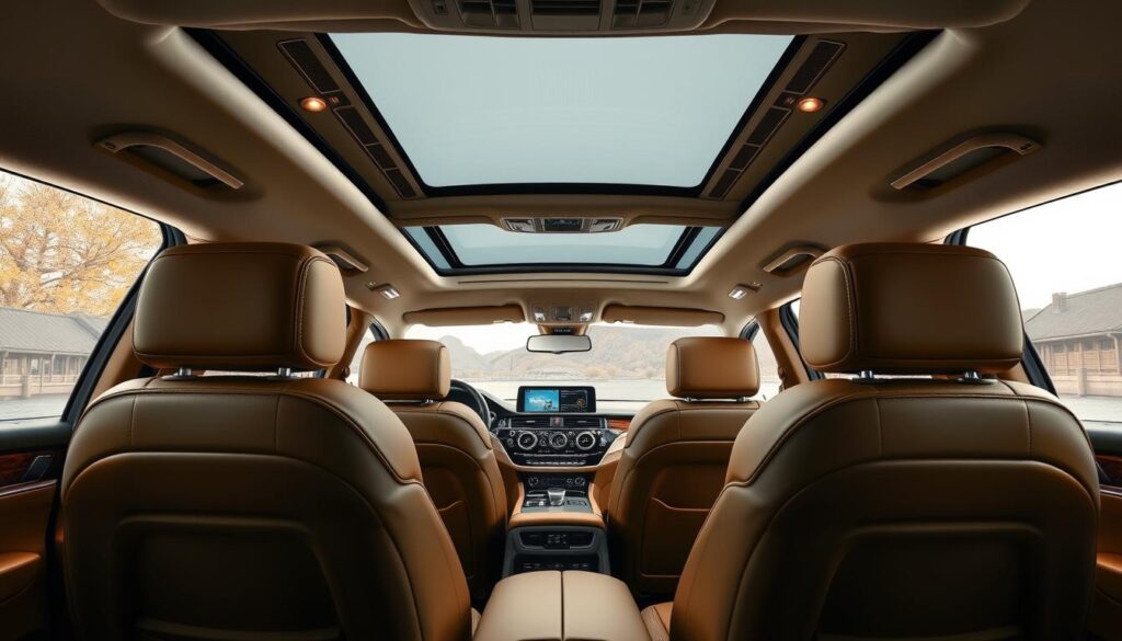 פנים של SUV יוקרה פנים של SUV יוקרה